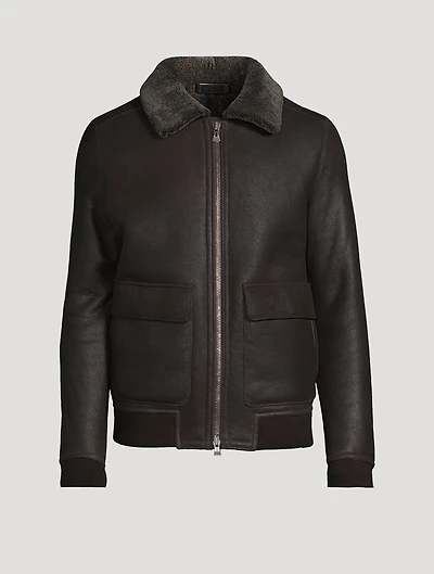 Seth Shearling Bomber Jacket