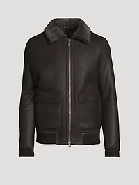Seth Shearling Bomber Jacket