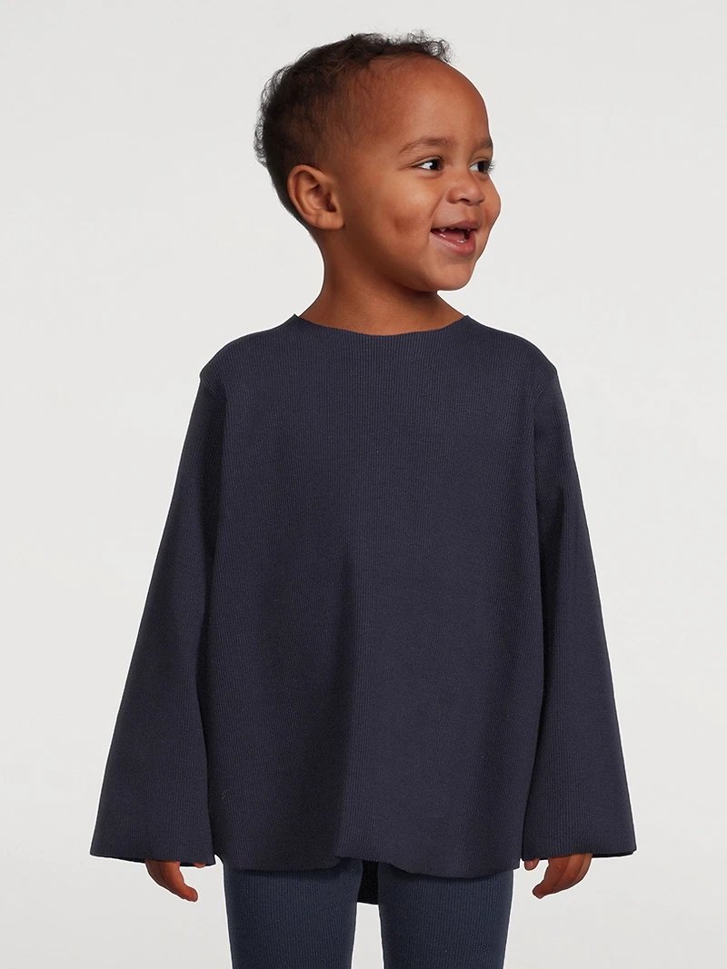 Baby And Kids Rib Sweatshirt
