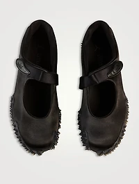 Mostro Fey Satin Ballerina Sneakers