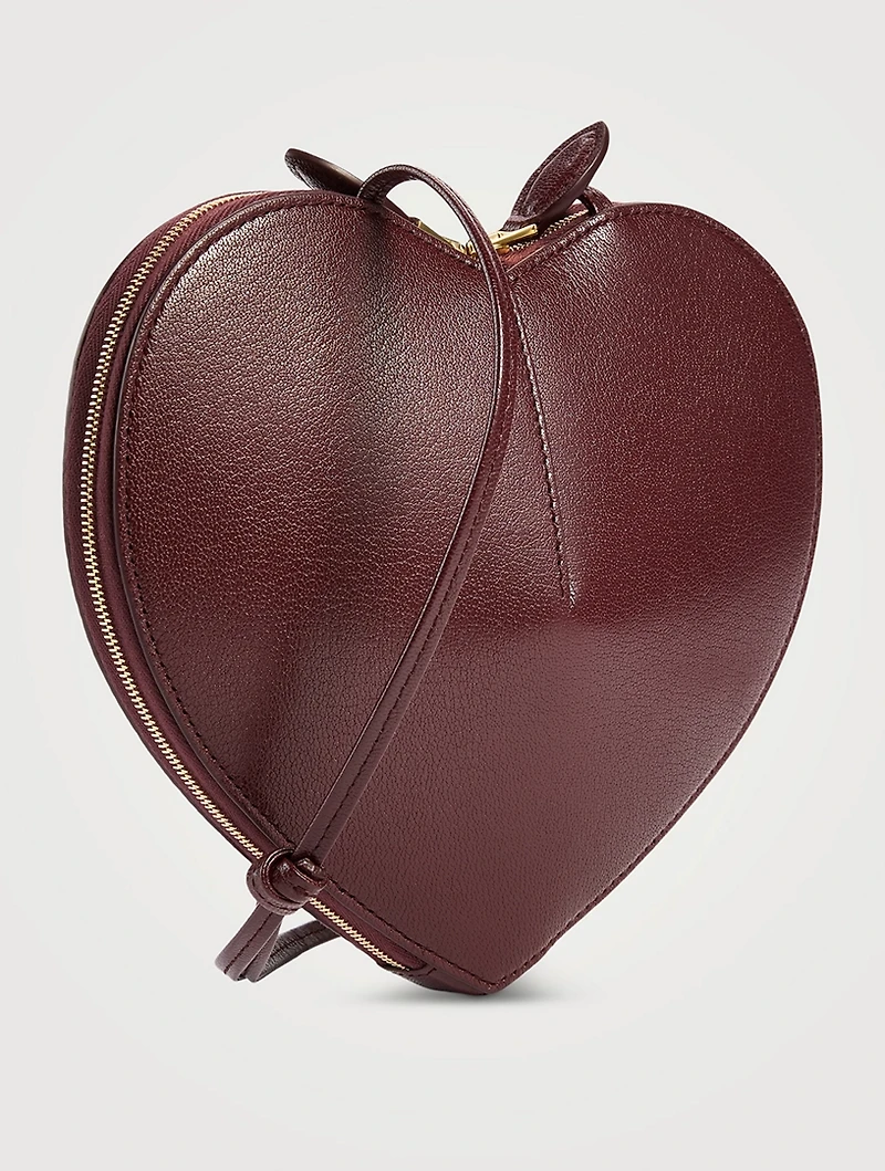 Le Cœur Leather Crossbody Bag