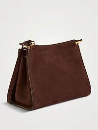 Small Le Click Suede Crossbody Bag