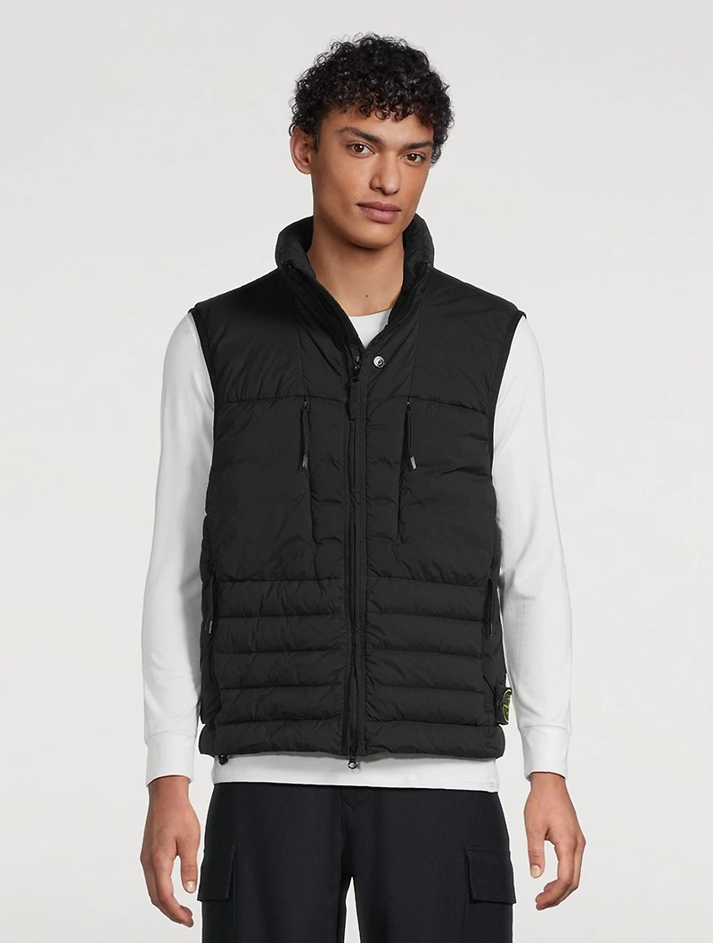 Stretch Nylon Down Vest