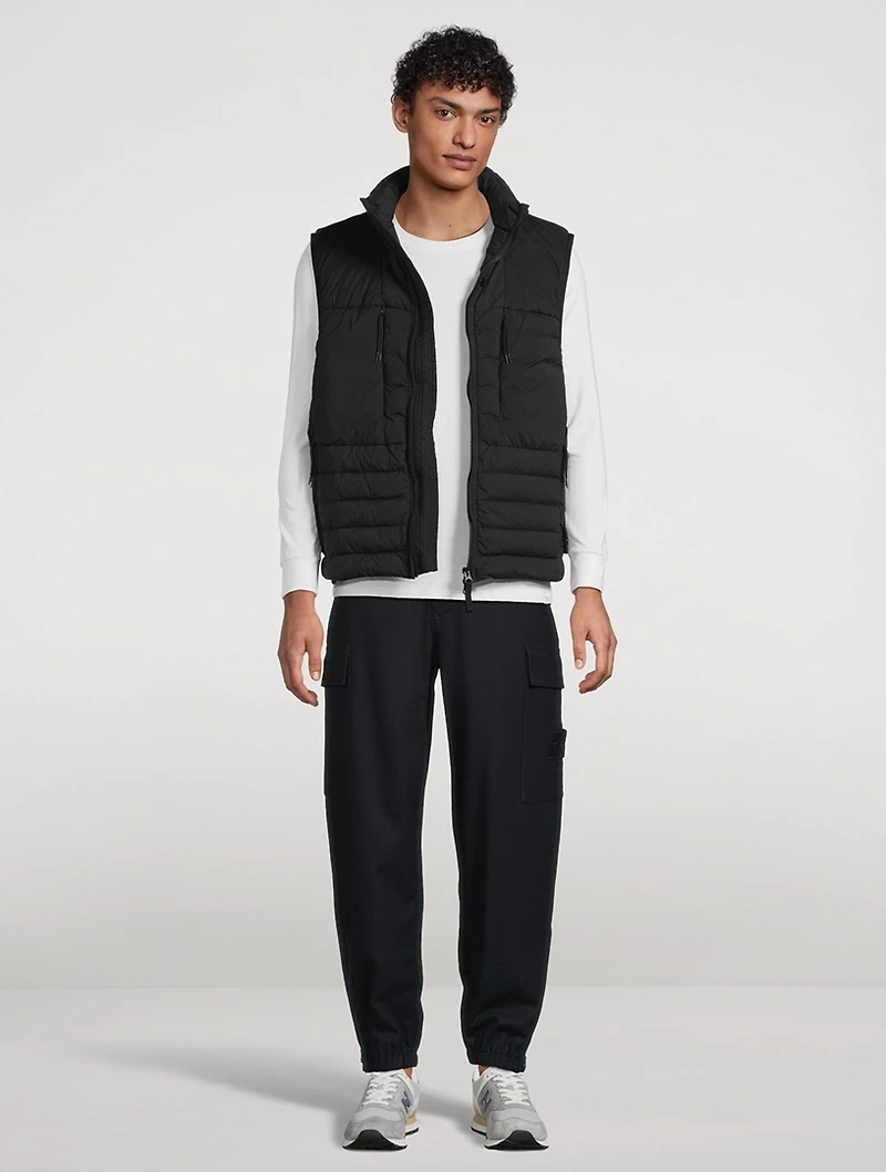 Stretch Nylon Down Vest