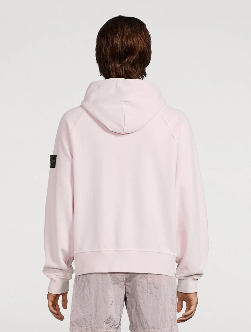 Brushed Organic Cotton Fleece Hoodie