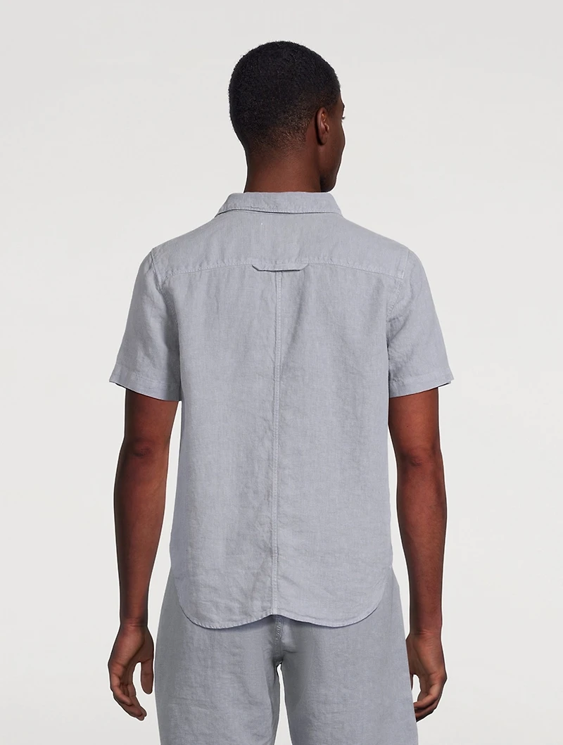 Cairo Linen Short-Sleeve Shirt