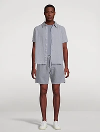 Cairo Linen Short-Sleeve Shirt