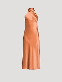 Sienna Satin Halter Dress
