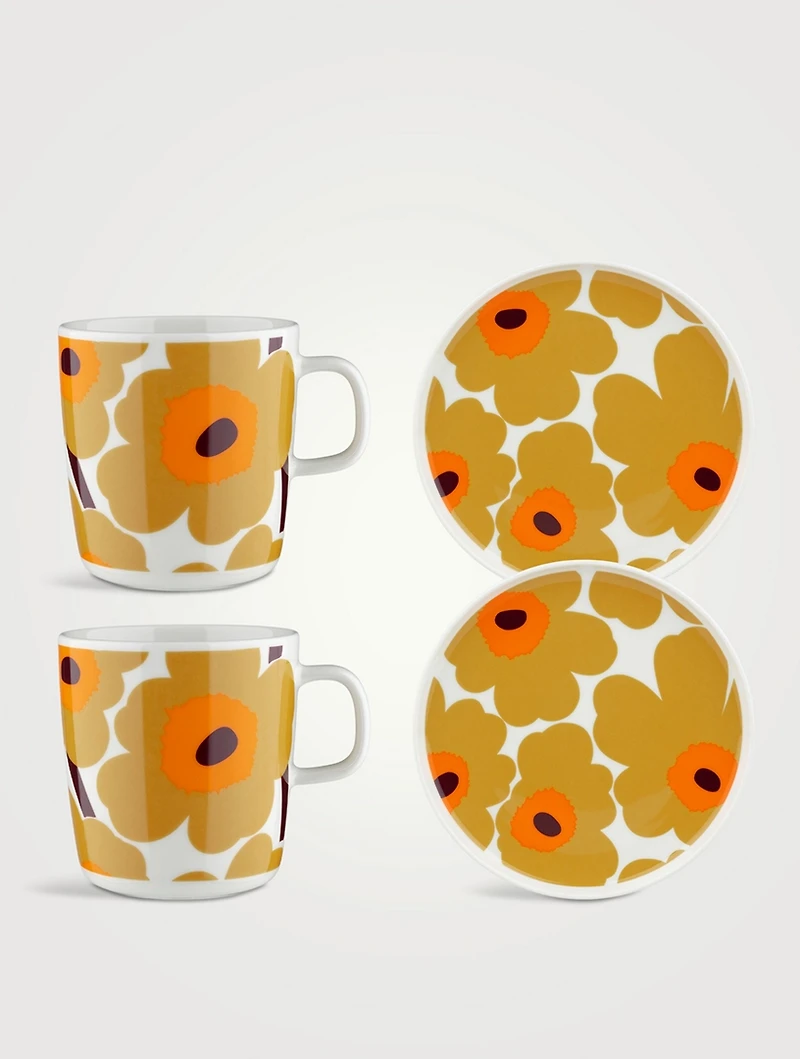 Four-Piece Oiva/Unikko Breakfast Set