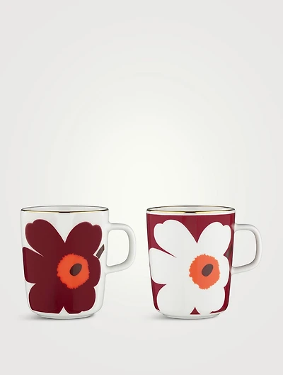 Set Oiva/Juhla Unikko Mugs