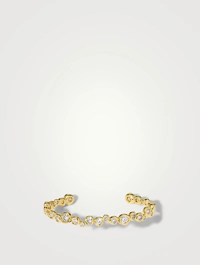 Asterales Gold Skinny Cuff Bracelet