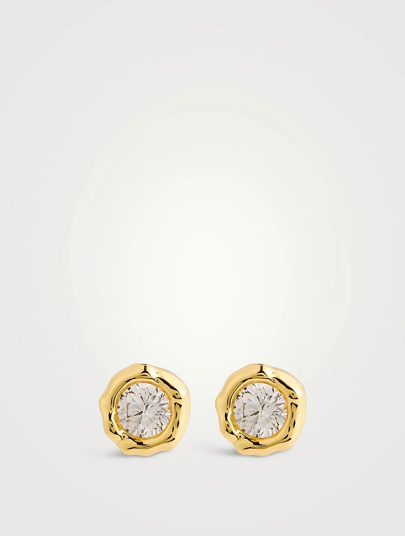 Asterales Molten Stud Earrings