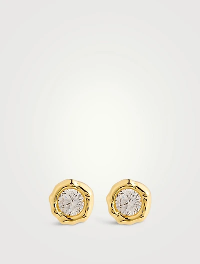 Asterales Molten Stud Earrings