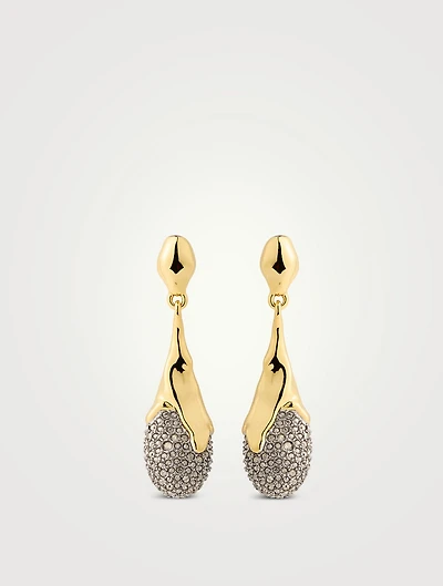 Solanales Crystal Teardrop Earrings
