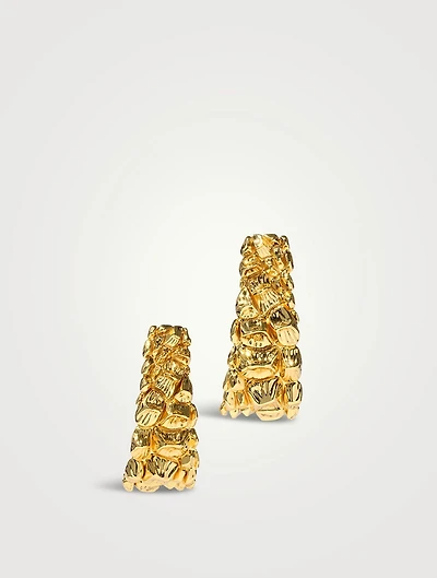Brut Armor Clip Earrings