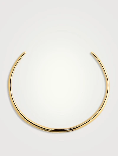 Molten Thin Collar Necklace