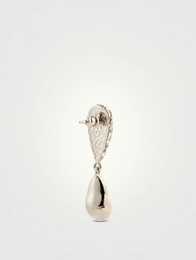 Pavé Crystal Drop Earrings