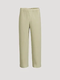 Tailored Pleats 2 Straight-Leg Pants