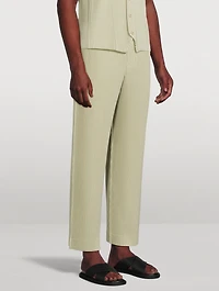 Tailored Pleats 2 Straight-Leg Pants
