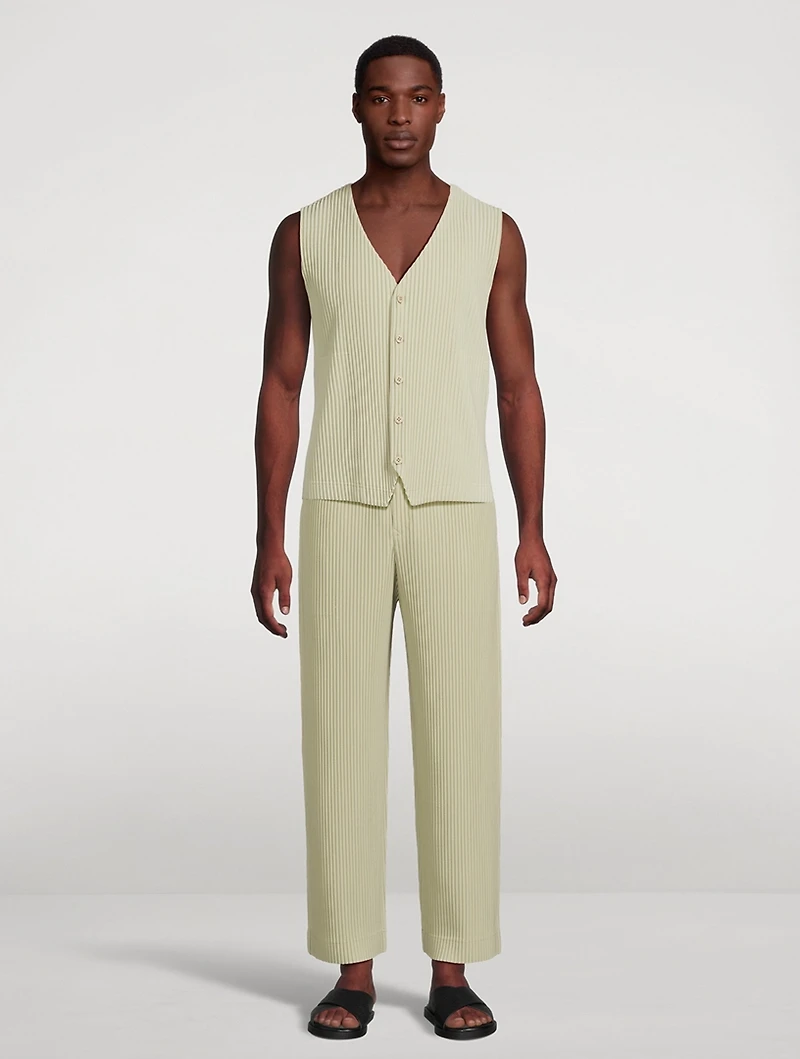 Tailored Pleats 2 Straight-Leg Pants
