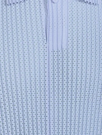 Light Mesh Sleeveless Polo Shirt