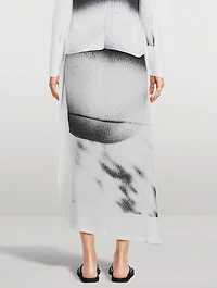 Shadow Study Pleats Skirt