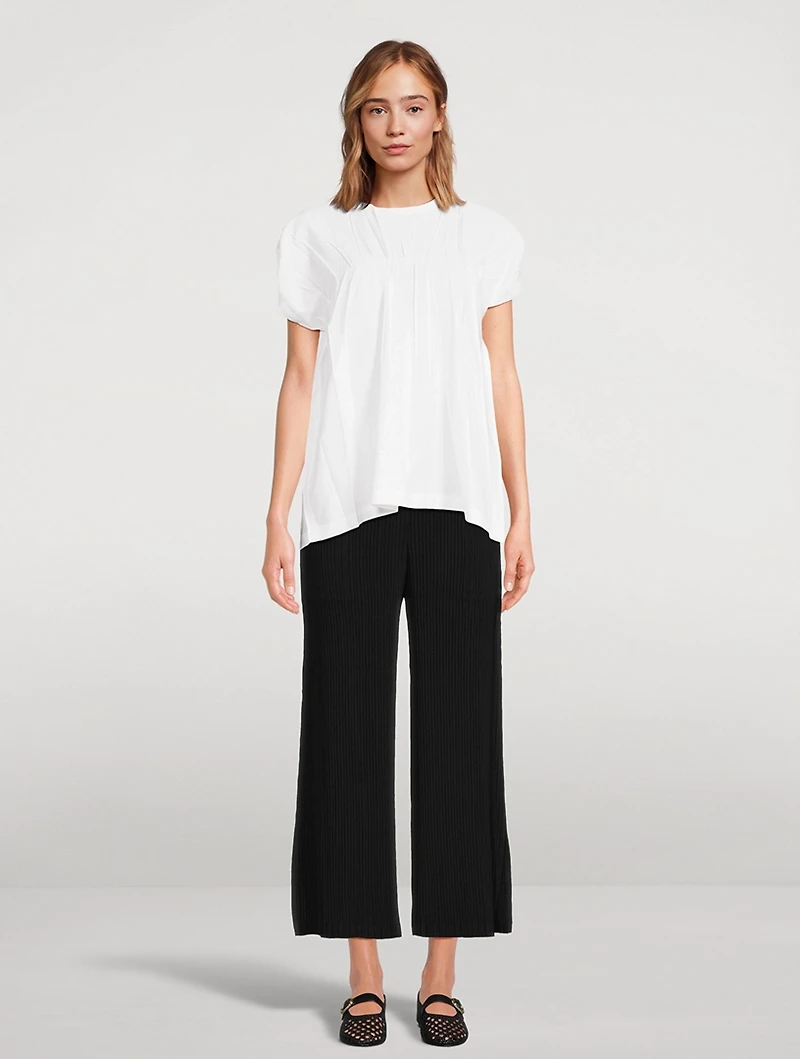 Crimped And Pressed T-Shirt