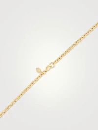 Long Pearl Chain Necklace