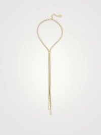 Gladys Long Drop Lariat Necklace