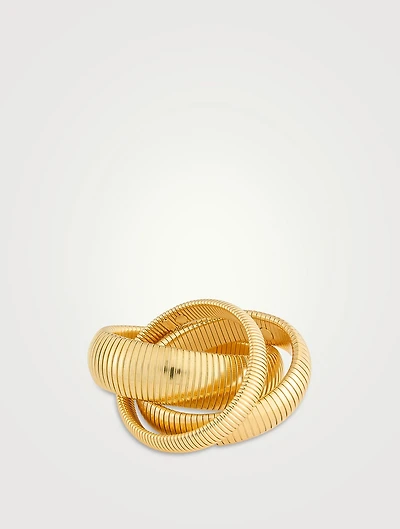Set Of Three Thick Cobra Bracelets