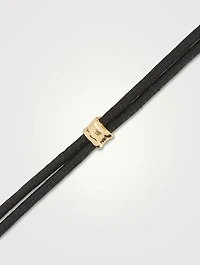 Encanto Cord Rectangular Pendant Necklace