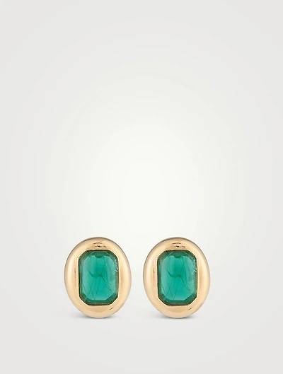 Stone Clip-On Earrings