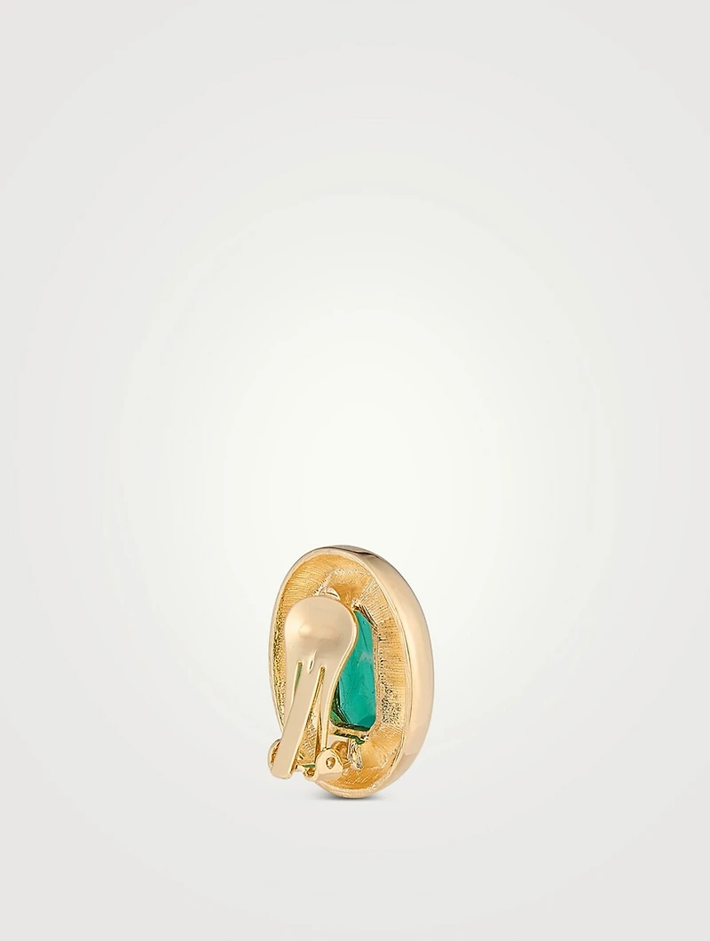Stone Clip-On Earrings