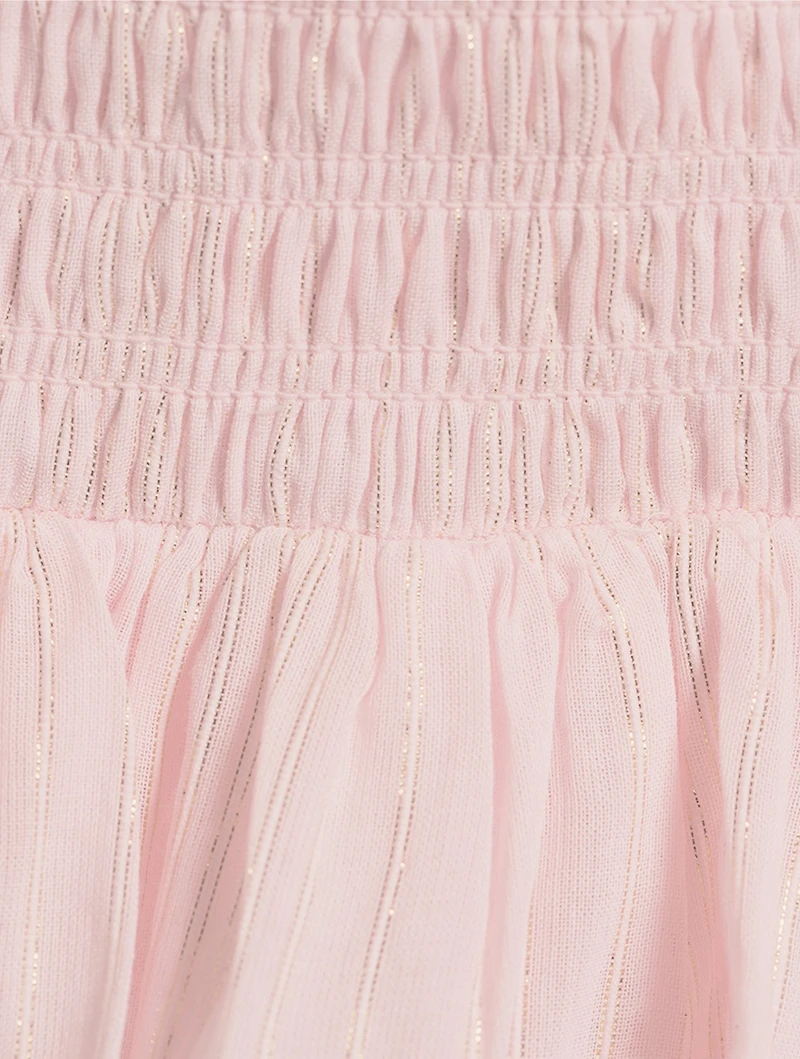 Ollyn Smocked Mini Skirt