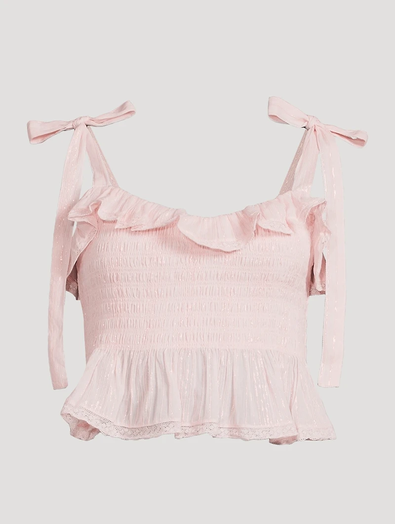 Voto Smocked Blouse