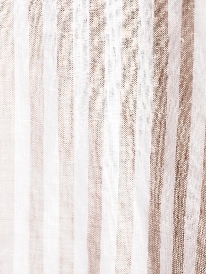 Lano Linen Shirt Stripe Print