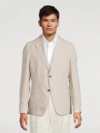 Giro Check Linen Jacket