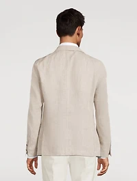 Giro Check Linen Jacket