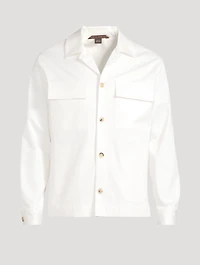 Lavoro Stretch Cotton Overshirt