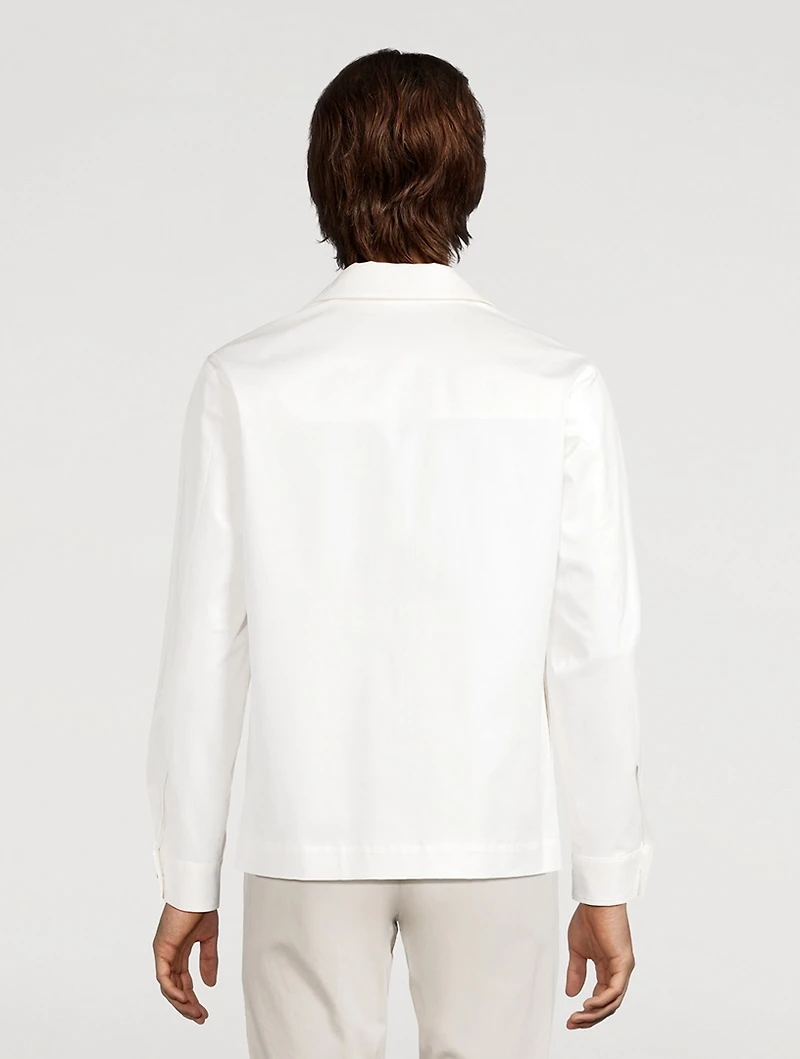 Lavoro Stretch Cotton Overshirt