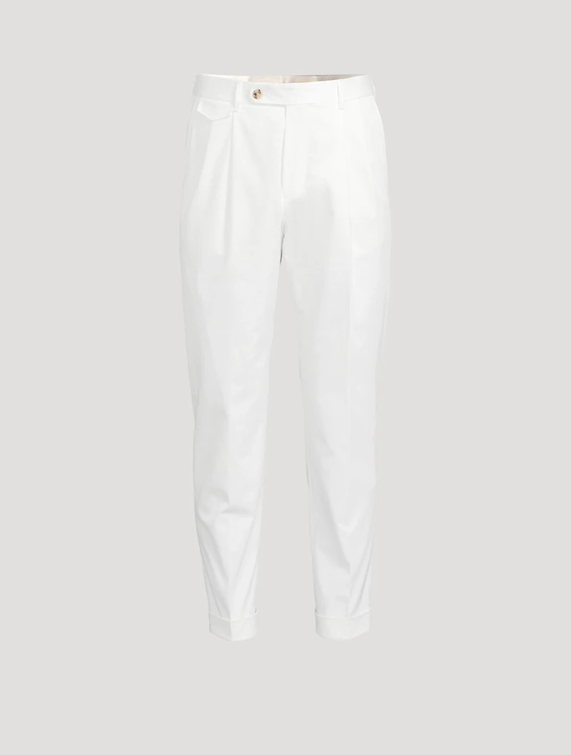 Sapo Stretch Cotton Trousers