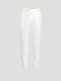 Sapo Stretch Cotton Trousers