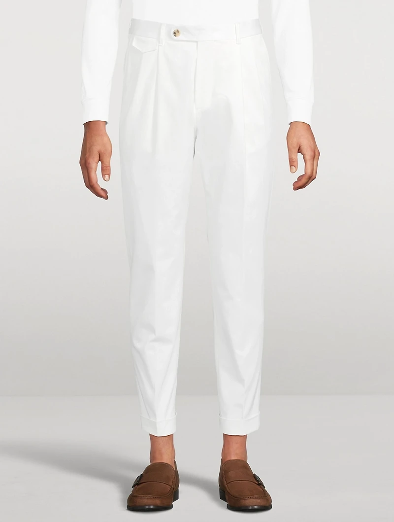 Sapo Stretch Cotton Trousers