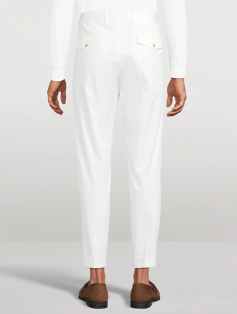 Sapo Stretch Cotton Trousers