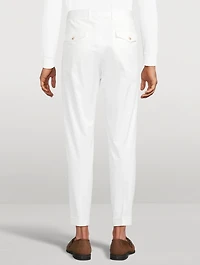 Sapo Stretch Cotton Trousers