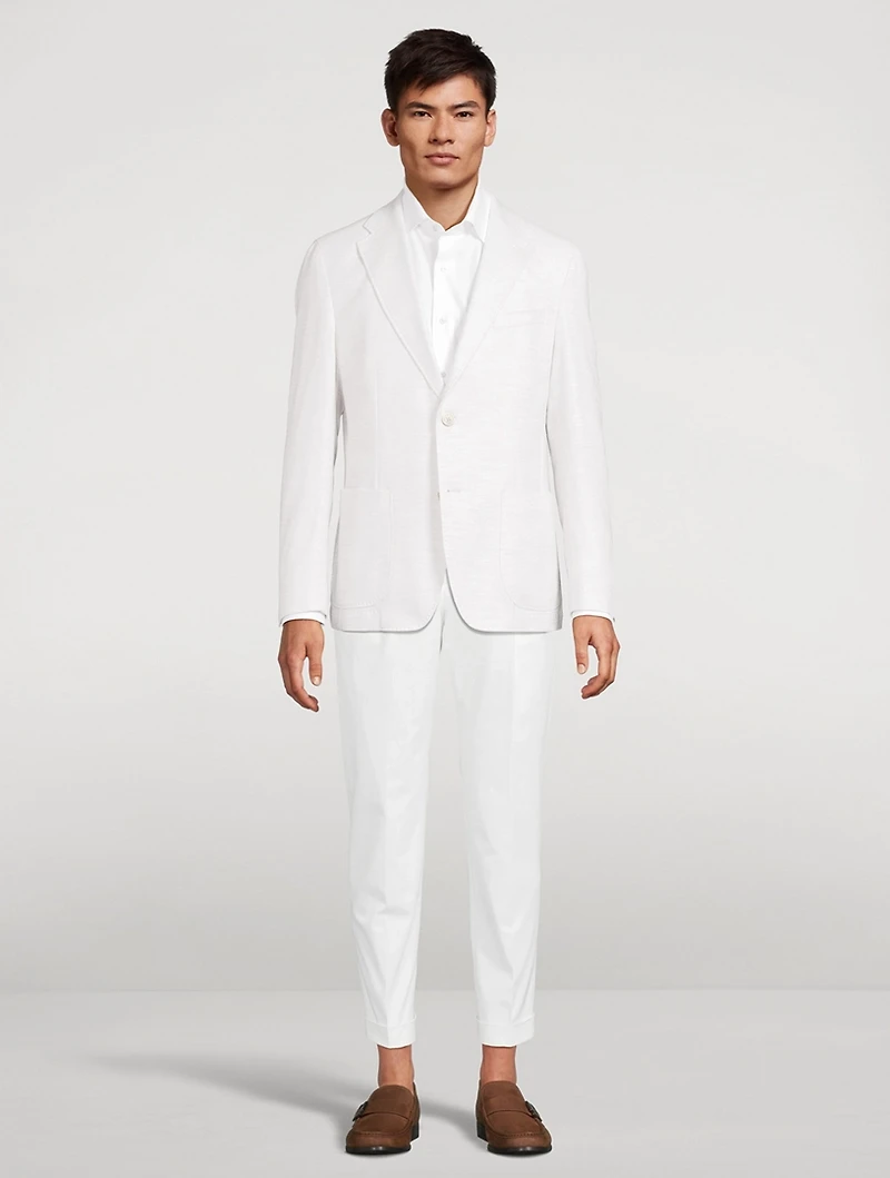 Sapo Stretch Cotton Trousers