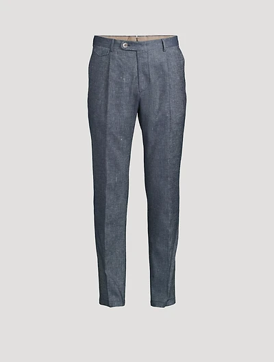 Silvi Cotton And Linen Trousers
