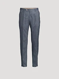 Silvi Cotton And Linen Trousers