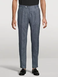 Silvi Cotton And Linen Trousers