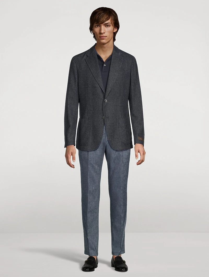 Silvi Cotton And Linen Trousers